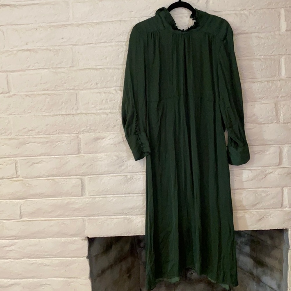 Deep green Zara dress